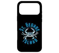 Custodia per iPhone 17 Pro Max Motivo a forma di granchio blu di St. George Island, Florida