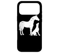 Custodia per iPhone 17 Pro Max Motivo cavallo e cane per donne e uomini. Amante dei cani