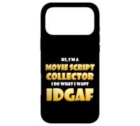 Custodia per iPhone 17 Pro Max Movie Script Collector Film Memorabilia Collection TV Script
