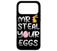Custodia per iPhone 17 Pro Max Mr Steal Your Eggs Uovo Domenica di Pasqua divertente Pasqua