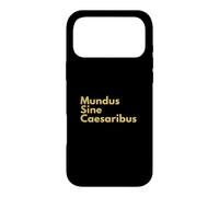 Custodia per iPhone 17 Pro Max Mundus Sine Caesaribus, citazione latina Storia anti-tirannia