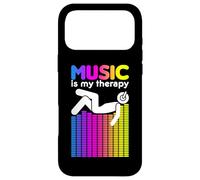Custodia per iPhone 17 Pro Max Music Is My Therapy Equalizzatore DJ Arcobaleno Ingegnere del suono