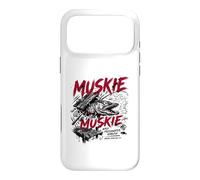 Custodia per iPhone 17 Pro Max Muskie pesca d'agguato d'acqua dolce