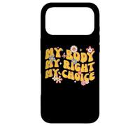 Custodia per iPhone 17 Pro Max My Body My Right My Choice Feminist Pro Choice Floral Retro