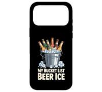 Custodia per iPhone 17 Pro Max My Bucket List Beer Ice Drinker Routine Party Bar -