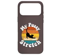 Custodia per iPhone 17 Pro Max My Cat Loves A Good Stretch Adult Humor Cat