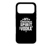 Custodia per iPhone 17 Pro Max My Christmas Spirit Is Vodka Festive Funny Holiday Humor