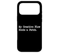 Custodia per iPhone 17 Pro Max My Creative Flow Needs a Patch Funny Gamer Art Citazione