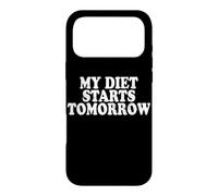 Custodia per iPhone 17 Pro Max My Diet Starts Tomorrow La dieta inizia domani