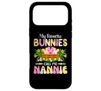 Custodia per iPhone 17 Pro Max My Favorite Bunnies Call Me Nannie - Easter Bunny Ragazzi Ragazze