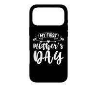 Custodia per iPhone 17 Pro Max My First Mother's Day Floral New Mom Prima Volta Festa della mamma
