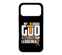 Custodia per iPhone 17 Pro Max My God Is Stronger Than Leukemia