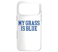 Custodia per iPhone 17 Pro Max My Grass Is Blue - Simple Minimalist Retro Bluegrass