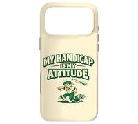 Custodia per iPhone 17 Pro Max "My Handicap Is My Attitude", divertente regalo per golfisti