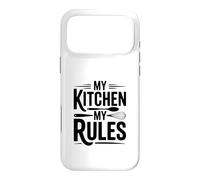 Custodia per iPhone 17 Pro Max My Kitchen My Rules - Citazione divertente per chef in cucina