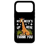 Custodia per iPhone 17 Pro Max My Neck's Up Here Thank You Giraffe