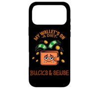 Custodia per iPhone 17 Pro Max MY WALLET'S ON A DIET IT KEEPS LOSING BUCKS AND SENSE