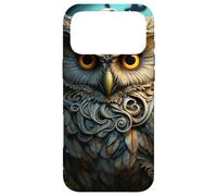 Custodia per iPhone 17 Pro Max Mystical Fantasy Owl - Magico bosco Steampunk Art