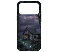 Custodia per iPhone 17 Pro Max Mystical Forest Cottage Dark Academia Cabina incantata