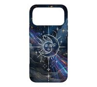 Custodia per iPhone 17 Pro Max Mystical Sun Moon Nebula Art Cosmic Harmony Design