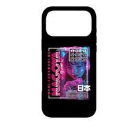 Custodia per iPhone 17 Pro Max Nagoya City 80s Synthwave E-Girl Giappone Nagoya
