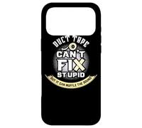 Custodia per iPhone 17 Pro Max Nastro adesivo non può riparare stupido ma può attutire il