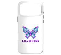 Custodia per iPhone 17 Pro Max Nastro viola per la consapevolezza CdLS della sindrome di Cornelia De Lange