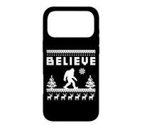 Custodia per iPhone 17 Pro Max Natale Big Foot Sasquatch Brutto Natale