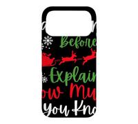 Custodia per iPhone 17 Pro Max Natale Caro Babbo Natale prima di spiegare quanto ne sai?