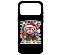 Custodia per iPhone 17 Pro Max Natale furetto sulla lista dei cattivi e non rimpiango nulla