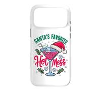 Custodia per iPhone 17 Pro Max Natale preferito di Babbo Natale caldo pasticcio divertente Natale