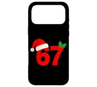Custodia per iPhone 17 Pro Max Natale Sei Sette Meme 67 Grafica Umoristica Festiva