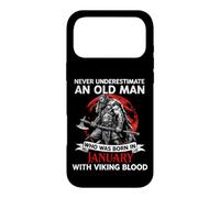 Custodia per iPhone 17 Pro Max Nato a gennaio Mai sottovalutare Vecchio sangue vichingo