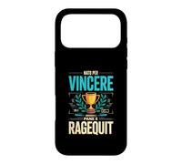 Custodia per iPhone 17 Pro Max Nato Per Vincere Cresciuto A Pane E Ragequit Gamer