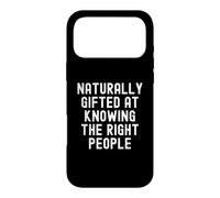 Custodia per iPhone 17 Pro Max Naturalmente dotato di conoscere le persone giuste Donne spiritose Uomini