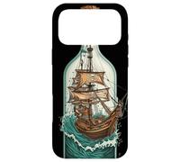 Custodia per iPhone 17 Pro Max Nave in Bottiglia Design Nautico Pirati