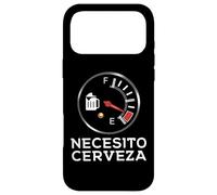 Custodia per iPhone 17 Pro Max Necesito Cerveza Funny Spanish I Need Beer