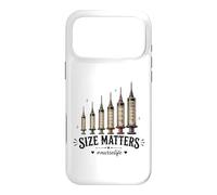 Custodia per iPhone 17 Pro Max Needle Size Matters Funny Nursing And Nurses
