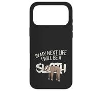 Custodia per iPhone 17 Pro Max Nella mia prossima vita sarò un bradipo