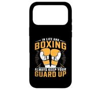 Custodia per iPhone 17 Pro Max Nella vita e nella boxe tieni sempre la guardia alta negli sport boxer