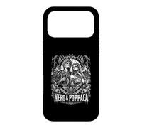 Custodia per iPhone 17 Pro Max Nero E Poppaea Roma Brucia Per Vanità Antica Roma
