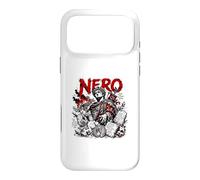 Custodia per iPhone 17 Pro Max Nerone Imperatore Romano Antica Roma Città Infuocata
