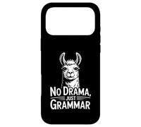 Custodia per iPhone 17 Pro Max Nessun dramma Solo Grammatica Llama Umorismo