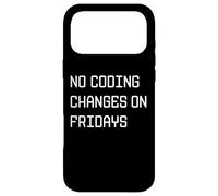 Custodia per iPhone 17 Pro Max Nessuna modifica alla codifica il venerdì - Regola divertente per gli sviluppatori