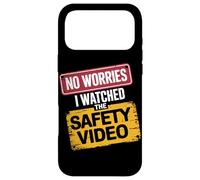 Custodia per iPhone 17 Pro Max Nessuna preoccupazione Ho visto il video sulla sicurezza