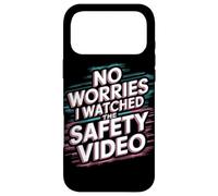 Custodia per iPhone 17 Pro Max Nessuna preoccupazione Ho visto il video sulla sicurezza