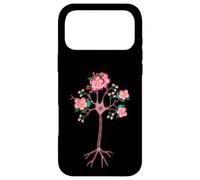 Custodia per iPhone 17 Pro Max Neurone Cervello Cellula Nervosa Floreale Fiore Albero Arte Neuroscienze
