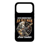 Custodia per iPhone 17 Pro Max Never Underestimate an Old Man with A Bass Guitar Player Dad