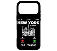 Custodia per iPhone 17 Pro Max New York Is Calling & I Must Go Illustration Graphic Designs