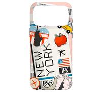 Custodia per iPhone 17 Pro Max New York Travel Pass NYC JFK Adventure